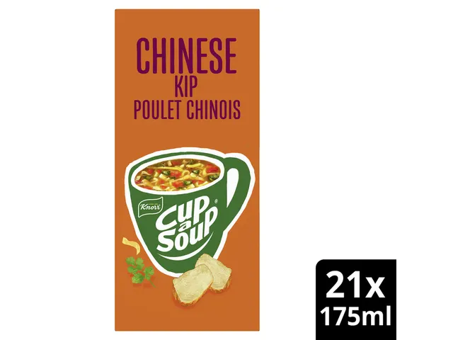 Cup a Soup Knorr Chinese kip 175ml Soep doos 21 stuks