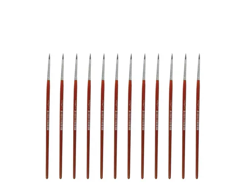 Penseel Kangaro Serie 120 rond Nr. 2 geitenhaar doos 12 stuks