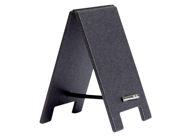 Krijtbord securit mini tafel 17x5cm set 5 stuks zwart | StoepbordOnline.nl