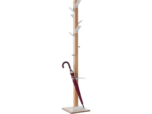 Kapstok Easycloth model A, uit hout, wit