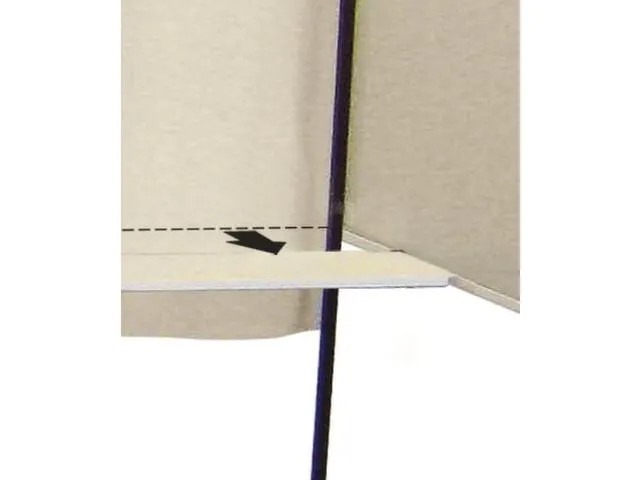 stemhokje,basismodule,BxD 1000x1300mm,gordijnen,schrijfplank