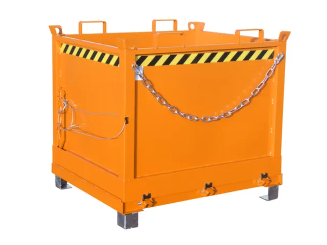 klapbodemcontainer,HxLxB 1145x1040x1245mm,1m³,hijsogen,vorksloffen