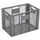 Euronorm Stapelkrat Pe 410x600x400mm 83liter Open Grijs