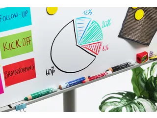 Whiteboardpotlood STABILO MARKdry incl 2 slijpers zwart classpack 30st - 10