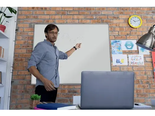 Whiteboard Nobo Classic Staal 30x45cm Retail