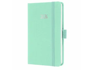 Weekagenda Feel A6 2026 (NL/FR/EN/DU) Mighty Mint Hardcover - 1