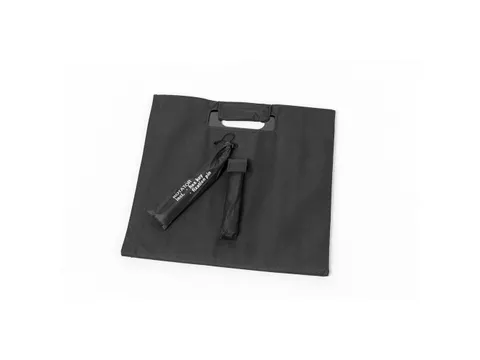 Tas voor Beach Flag base Staalplaat 12 of 20 kg Zwart