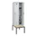 locker met bank,HxBxD 2120x600x815mm,2vak,vak B 300mm,draaigrendel