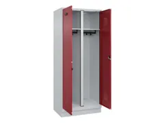 locker voor scheiding van kleding,HxBxD 1950x800x500mm,2vak