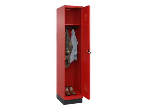 locker,HxBxD 1950x400x500mm,1vak,vak B 400mm,draaigrendel,sokkel