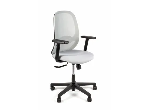 Bureaustoel EN1335 Linea Grace 01 grijs/grijs met 1D armleuning