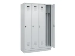 locker voor scheiding van kleding,HxBxD 1950x1200x500mm,4vak