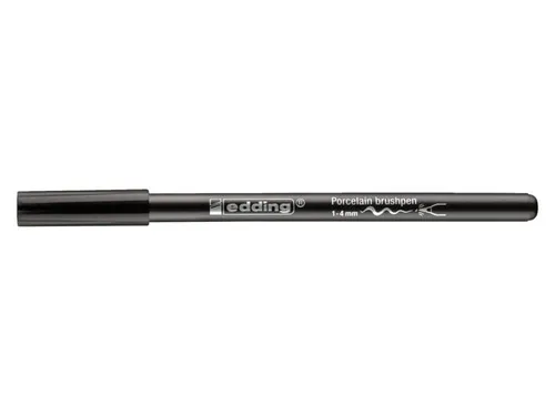 Brushpen edding 4200 porselein zwart
