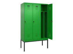 locker voor scheiding van kleding,HxBxD 2120x1200x500mm,3vak