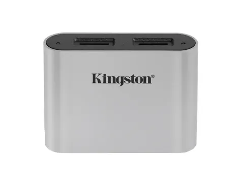 USB3.2 Gen1 Workflow microSDHC/SDXC UHS-II kaartlezer met twee sleuven