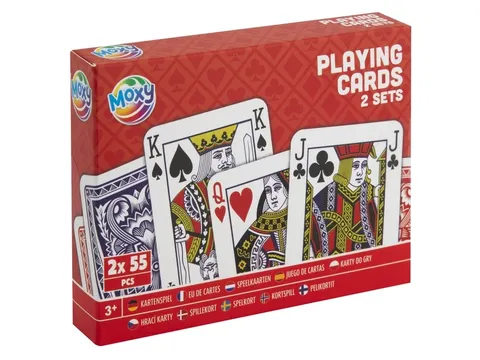 Jeu de cartes Moxy lot 2 boîtes de 55 cartes
