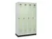 locker voor scheiding van kleding,HxBxD 1950x1200x500mm,4vak