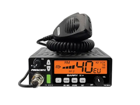 President - Barry II+ CB 40 Kanalen Radio AM/FM