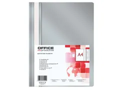 Office Products Snelhechtmap PP A4 Grijs