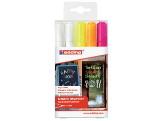 Krijtstift edding 4095 rond assorti 2-3mm etui à 5st - 1