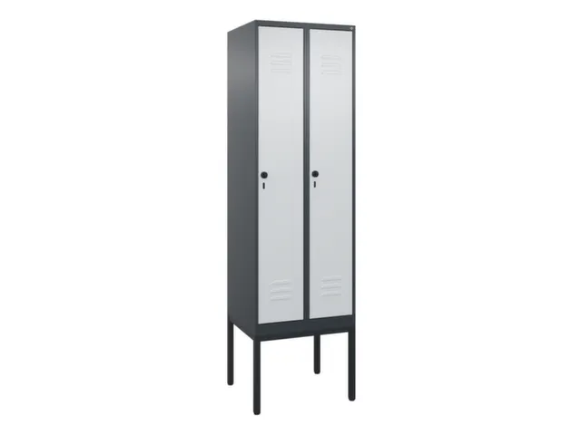 locker voor scheiding van kleding,HxBxD 2120x600x500mm,2vak
