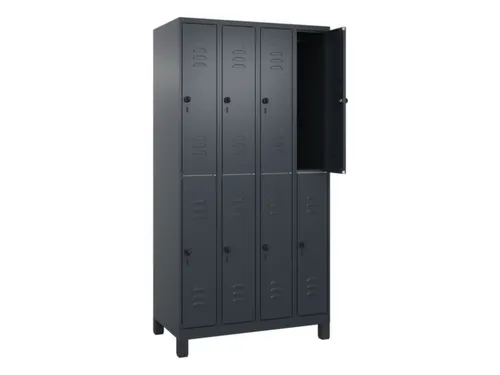 dubbeldekse locker,HxBxD 1950x1000x500mm,4x2vak.,vak B 250mm