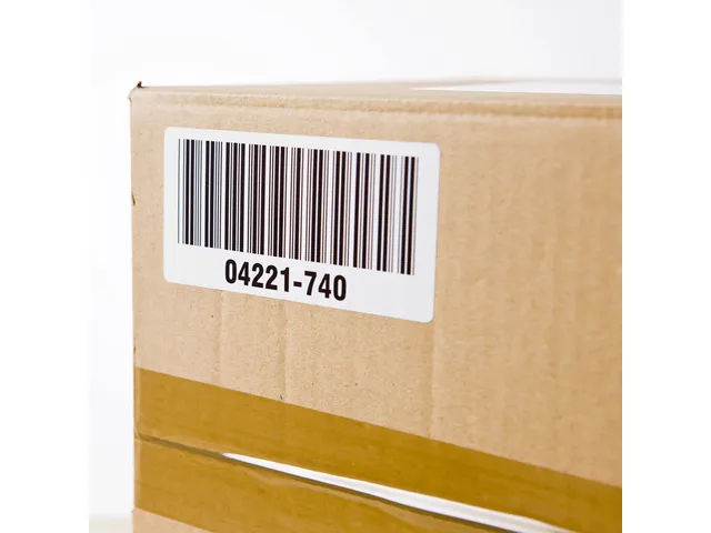 Brother DK-11240 zwart op wit voorgestanst barcode label – papier -