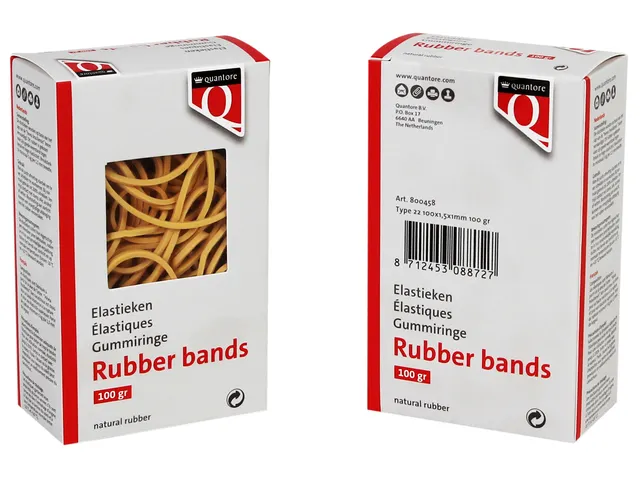 Elastique Quantore 22 100x1,5x1mm 100 grammes
