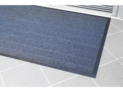 schoonloopmat,HxLxB 7x1800x1200mm,zwart/blauw