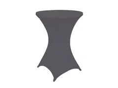 Tafelrok BRASQ voor statafel 80cm antraciet