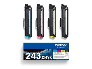 Brother TN-243 Toner Multipack Zwart + 3 Kleuren Origineel - 4