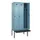 locker met bank,voor scheiding van kleding,HxBxD 2120x900x815mm,3vak