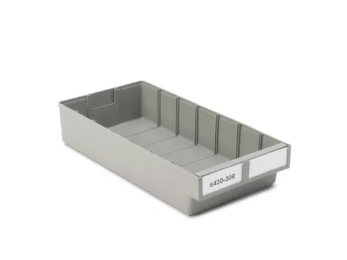 stellingbak,HxBxD 80x186x400mm,PP,grijs
