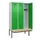 locker met bank,HxBxD 2120x1200x815mm,3vak,vak B 400mm,cilinderslot