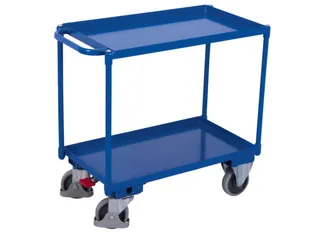 Tafelwagen 400kg Lxb 850x500mm 2 Etages Staalplaat - 3