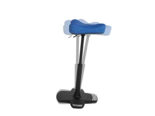 Stasteun,Zadelzitting,Zitting Polyester Blauw - 3