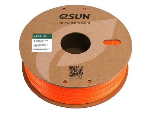 eSUN 3D printer Filament eABS+HS High Speed 1,75mm Oranje 1kg