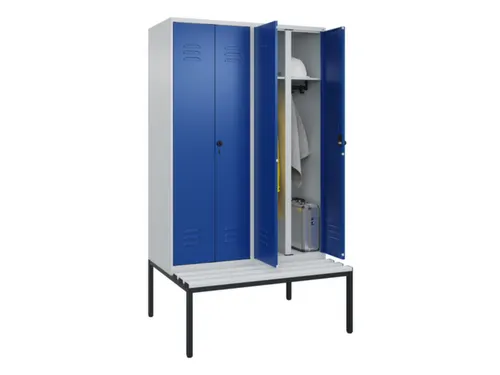 locker voor scheiding van kleding,HxBxD 2120x1200x815mm,4vak