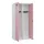 locker voor scheiding van kleding,HxBxD 1850x800x500mm,2vak
