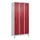 locker,HxBxD 1950x900x500mm,3vak,vak B 300mm,draaigrendel,voeten