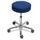 Draaikruk Wielen Kunstleer Skyblauw 460-590mm Alu Voetkruis Gasveer
