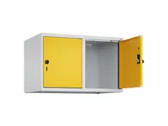 opzetkast,v. locker,2vak.,vak B 400mm,HxBxD 500x800x500mm,draaigrendel