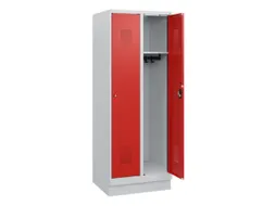 schoollocker,HxBxD 1630x600x500mm,2vak,vak B 300mm,cil.-slot,sokkel