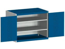 kast met geperforeerde platen,HxBxD 800x1050x525mm,2xStalen bodem