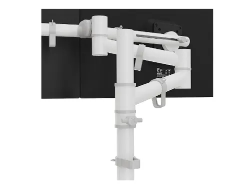 Monitorarm Viewgo Voor 2 Schermen 360° draaibaar Wit