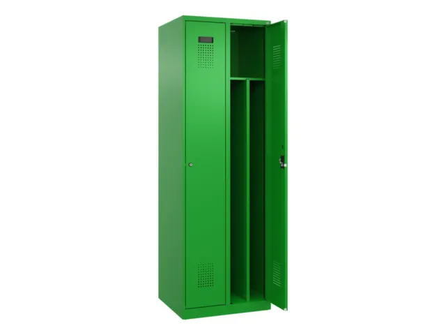 locker voor scheiding van kleding,HxBxD 1850x600x500mm,2vak