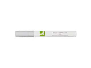 Q-CONNECT Paintmarker op oliebasis ronde punt 2-3mm Zilver - 1
