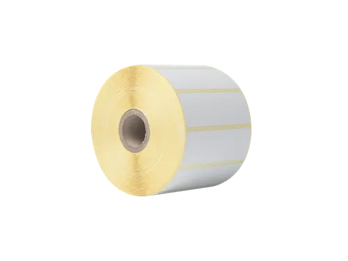 Brother BDE-1J026076-102 voorgestanste labelrol met witte labels van 7