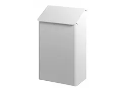 Afvalbak 7 Liter Rvs Wit