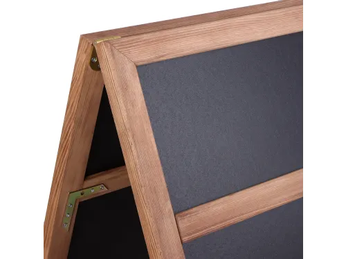 Europel Krijtstoepbord met Topbord 660 x 1280 mm DELUX Natural